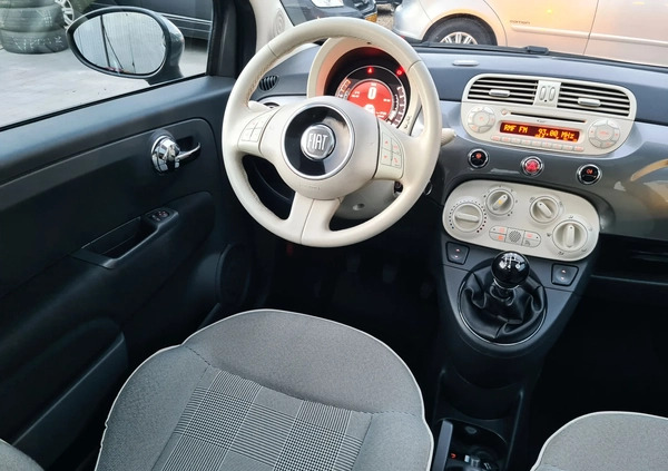 Fiat 500 cena 28999 przebieg: 167972, rok produkcji 2015 z Człopa małe 596